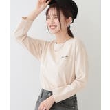 ライトベージュ(051) | 【洗える/S-LL】シンプルだから着回ししやすい コットンアソートロンT | SHOO・LA・RUE