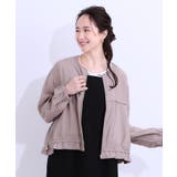 【S-LL】大人のシアー感が魅力 ドロストブルゾン | SHOO・LA・RUE | 詳細画像9 