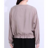 【S-LL】大人のシアー感が魅力 ドロストブルゾン | SHOO・LA・RUE | 詳細画像23 