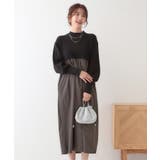 【S-LL】リブニットドッキングワンピース | SHOO・LA・RUE | 詳細画像5 