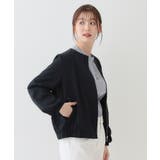 さらっと羽織れる ノーカラーブルゾン | SHOO・LA・RUE | 詳細画像6 