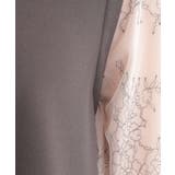 1枚で上品に決まる お袖レース切り替え7分袖ワンピース | SHOO・LA・RUE | 詳細画像4 