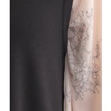 1枚で上品に決まる お袖レース切り替え7分袖ワンピース | SHOO・LA・RUE | 詳細画像8 