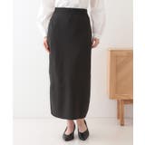 【洗える/セットアップ可】前後2WAYスポンディッシュ ナロースカート | SHOO・LA・RUE | 詳細画像1 