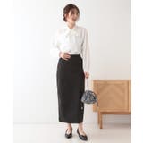 【洗える/セットアップ可】前後2WAYスポンディッシュ ナロースカート | SHOO・LA・RUE | 詳細画像5 