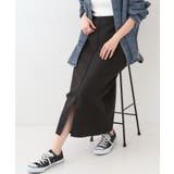 【洗える/セットアップ可】前後2WAYスポンディッシュ ナロースカート | SHOO・LA・RUE | 詳細画像6 