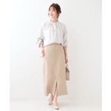 【洗える/セットアップ可】前後2WAYスポンディッシュ ナロースカート | SHOO・LA・RUE | 詳細画像22 
