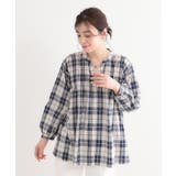 【S-LL】チェック柄シャーリングシャツ | SHOO・LA・RUE | 詳細画像9 