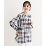 【S-LL】チェック柄シャーリングシャツ | SHOO・LA・RUE | 詳細画像10 