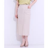 【S-LL】カジュアルにもきれいめにも ドット釦カーゴナロースカート | SHOO・LA・RUE | 詳細画像10 