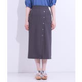 【S-LL】カジュアルにもきれいめにも ドット釦カーゴナロースカート | SHOO・LA・RUE | 詳細画像14 