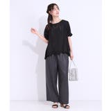 【S-LL/2点セット】インせず着られる はしごレース5分袖ブラウス | SHOO・LA・RUE | 詳細画像7 