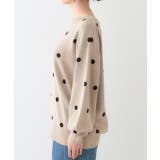 【S-LL】ドット柄が目を惹く ゆったりニット | SHOO・LA・RUE | 詳細画像14 