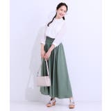 【S-LL】首元ギャザーが大人上品な シフォンブラウス | SHOO・LA・RUE | 詳細画像15 