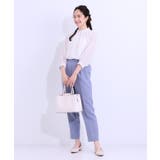 【S-LL】首元ギャザーが大人上品な シフォンブラウス | SHOO・LA・RUE | 詳細画像7 