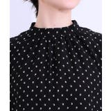 【S-LL】首元ギャザーが大人上品な シフォンブラウス | SHOO・LA・RUE | 詳細画像20 