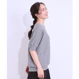 【ひんやり/UV】ほんのりラメで大人上品 お袖リブ ドルマントップス | SHOO・LA・RUE | 詳細画像22 