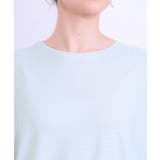 【ひんやり/UV】ほんのりラメで大人上品 お袖リブ ドルマントップス | SHOO・LA・RUE | 詳細画像28 