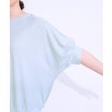【ひんやり/UV】ほんのりラメで大人上品 お袖リブ ドルマントップス | SHOO・LA・RUE | 詳細画像29 