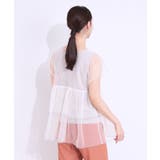 【S-LL/2点セット】程よい甘さをプラス Tシャツ+チュールトップス | SHOO・LA・RUE | 詳細画像11