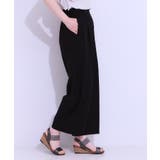 【セットアップ可】麻調ストライプワイドパンツ | SHOO・LA・RUE | 詳細画像6 
