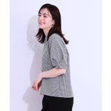【S-LL/セットアップ可/5分袖】涼しくこなれる お袖タックブラウス | SHOO・LA・RUE | 詳細画像2