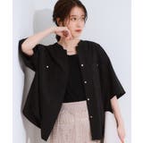ブラック(019) | 【S-LL】大人の抜け感 ビックポケット Vネックシャツ | SHOO・LA・RUE