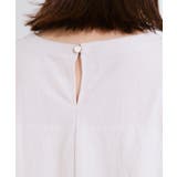 【セットアップ可/ひんやり/S-LL】きちんと感のあるフリル袖トップス | SHOO・LA・RUE | 詳細画像17