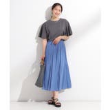 【S-LL/ひんやり/二の腕カバー】華やかさをプラスする お袖フリルTシャツ | SHOO・LA・RUE | 詳細画像19 
