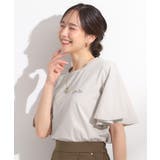 【S-LL/ひんやり/二の腕カバー】華やかさをプラスする お袖フリルTシャツ | SHOO・LA・RUE | 詳細画像6 