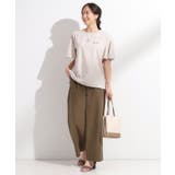 【S-LL/ひんやり/二の腕カバー】華やかさをプラスする お袖フリルTシャツ | SHOO・LA・RUE | 詳細画像7 