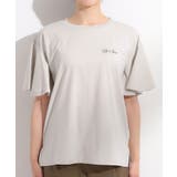【S-LL/ひんやり/二の腕カバー】華やかさをプラスする お袖フリルTシャツ | SHOO・LA・RUE | 詳細画像25 