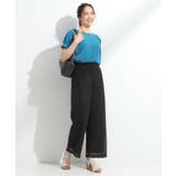 【S-LL】クロシェ風レースイージーワイドパンツ | SHOO・LA・RUE | 詳細画像3 