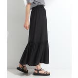 麻調ティアードスカート | SHOO・LA・RUE | 詳細画像2 