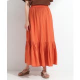 麻調ティアードスカート | SHOO・LA・RUE | 詳細画像9 