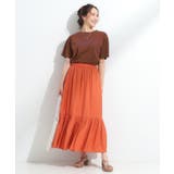 麻調ティアードスカート | SHOO・LA・RUE | 詳細画像11 