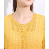 【S-LL】透かし編みが大人上品 マルチボタンニットカーディガン | SHOO・LA・RUE | 詳細画像20