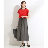 【S-LL/ひんやり】さらっとタッチできれい見え ピンタックスカーチョ | SHOO・LA・RUE | 詳細画像3