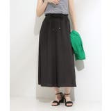 ブラック(019) | 【S-LL/ひんやり】さらっとタッチできれい見え ピンタックスカーチョ | SHOO・LA・RUE