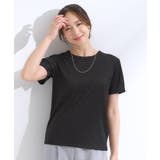 【S-LL】大人のラメ感 テレコ半袖トップス | SHOO・LA・RUE | 詳細画像9