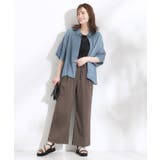 【着丈選べる】触れる度ひんやり ゆるきれい イージーワイドパンツ | SHOO・LA・RUE | 詳細画像44 