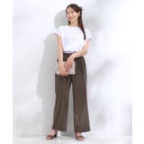 【着丈選べる】触れる度ひんやり ゆるきれい イージーワイドパンツ | SHOO・LA・RUE | 詳細画像41 
