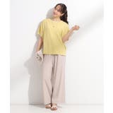 【着丈選べる】触れる度ひんやり ゆるきれい イージーワイドパンツ | SHOO・LA・RUE | 詳細画像40 