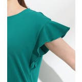 【汗ジミ防止/ひんやり/UV】フリルスリーブTシャツ | SHOO・LA・RUE | 詳細画像21