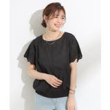 スカラップ刺繍レースが目を惹く ドルマントップス | SHOO・LA・RUE | 詳細画像5