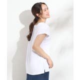 【汗ジミ防止/ひんやり/UV】ロゴプリントTシャツ | SHOO・LA・RUE | 詳細画像10 