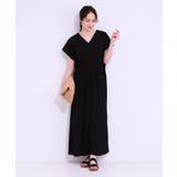 【前後2WAY】さらりと大人上品に 楊柳フレンチワンピース | SHOO・LA・RUE | 詳細画像2 