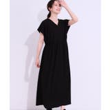 ブラック(019) | 【前後2WAY】さらりと大人上品に 楊柳フレンチワンピース | SHOO・LA・RUE