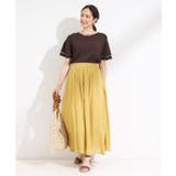 【S-LL/裏地ひんやり】エアリーで涼やか 大人のシアースカーチョ | SHOO・LA・RUE | 詳細画像11 