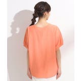 【ひんやり/洗濯後しわになりにくい】リブ切り替えドルマンブラウス | SHOO・LA・RUE | 詳細画像27